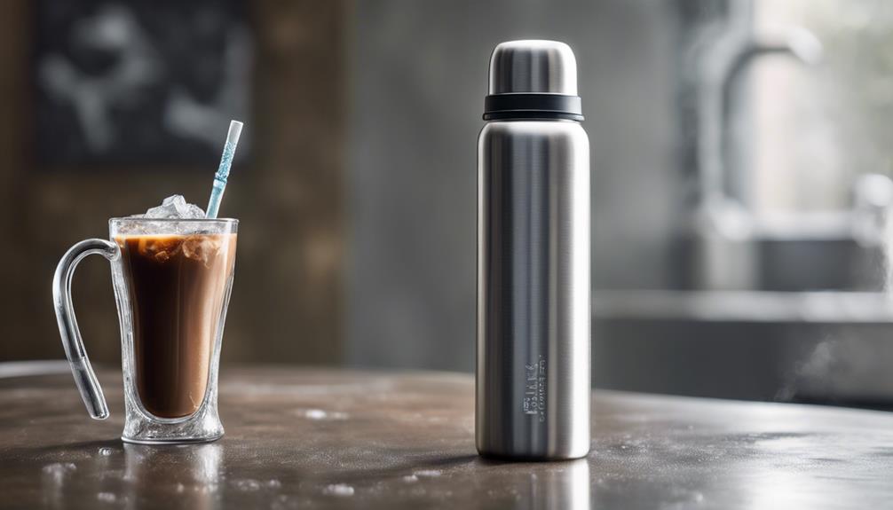 insulated bottle maintains temperature