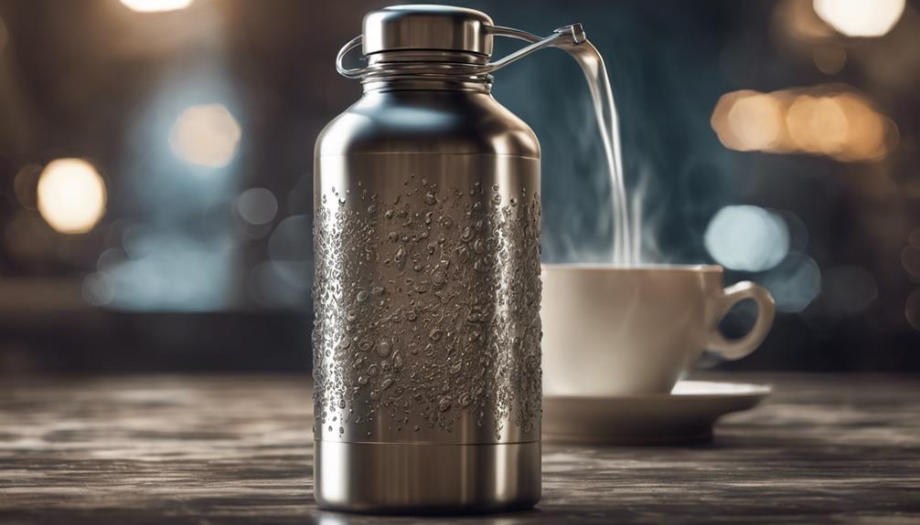 stainless steel bottle for hot drinks