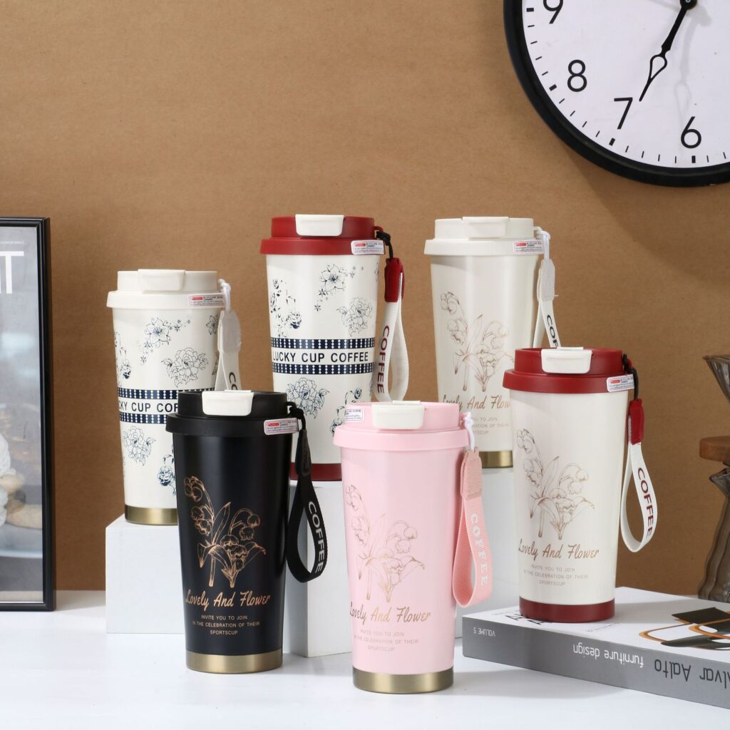 Insulated coffee tumbler