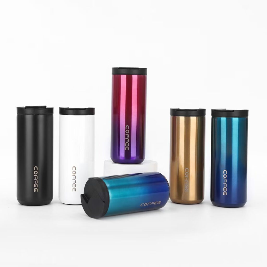 Insulated coffee tumbler