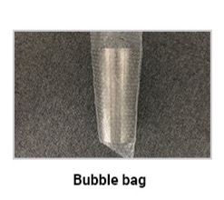 Bubble bag for stainless steel water bottle