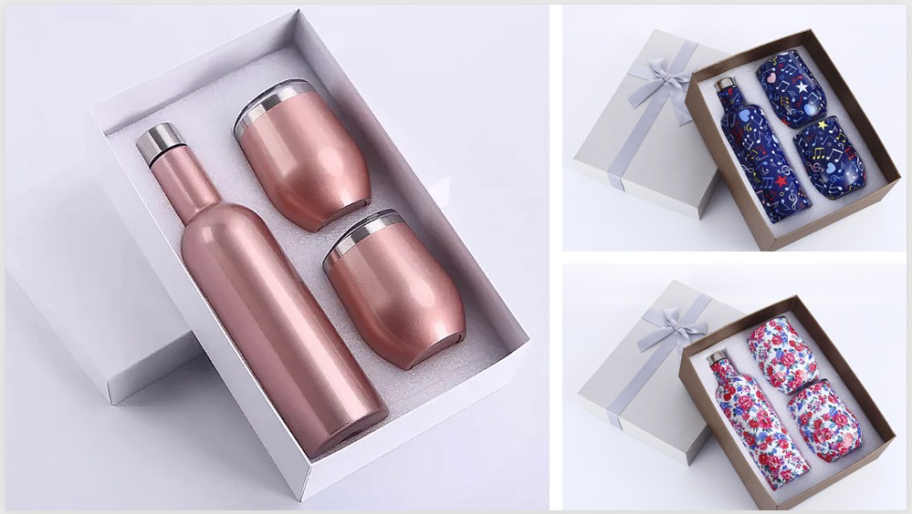 Set Box Designs for Bundles to sell stainless steel water bottles