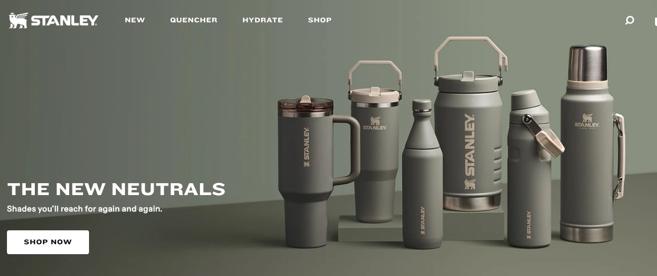 Stanley stainless steel water bottle