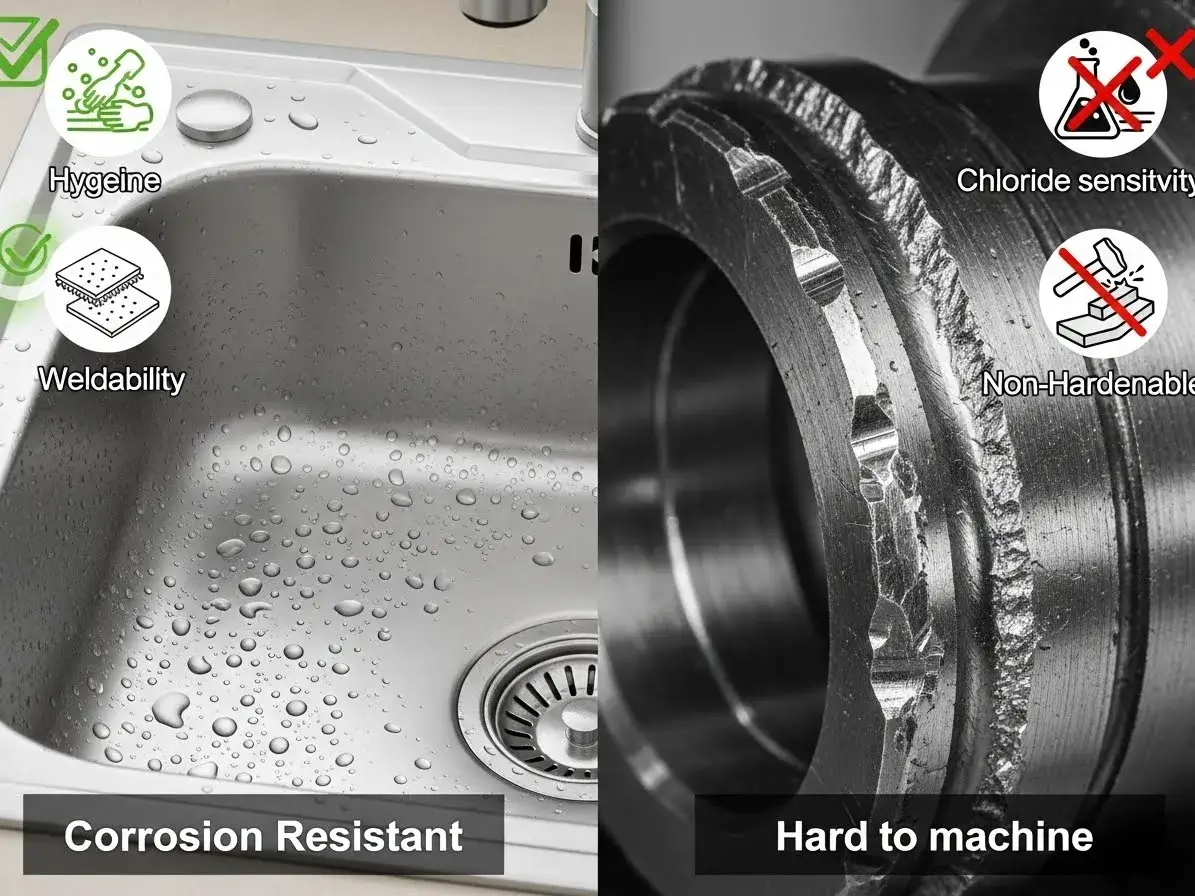 Pros and cons of 304 stainless steel