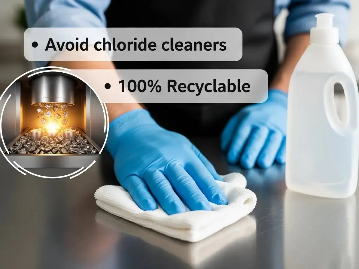 Maintaining and recycling 304 stainless steel