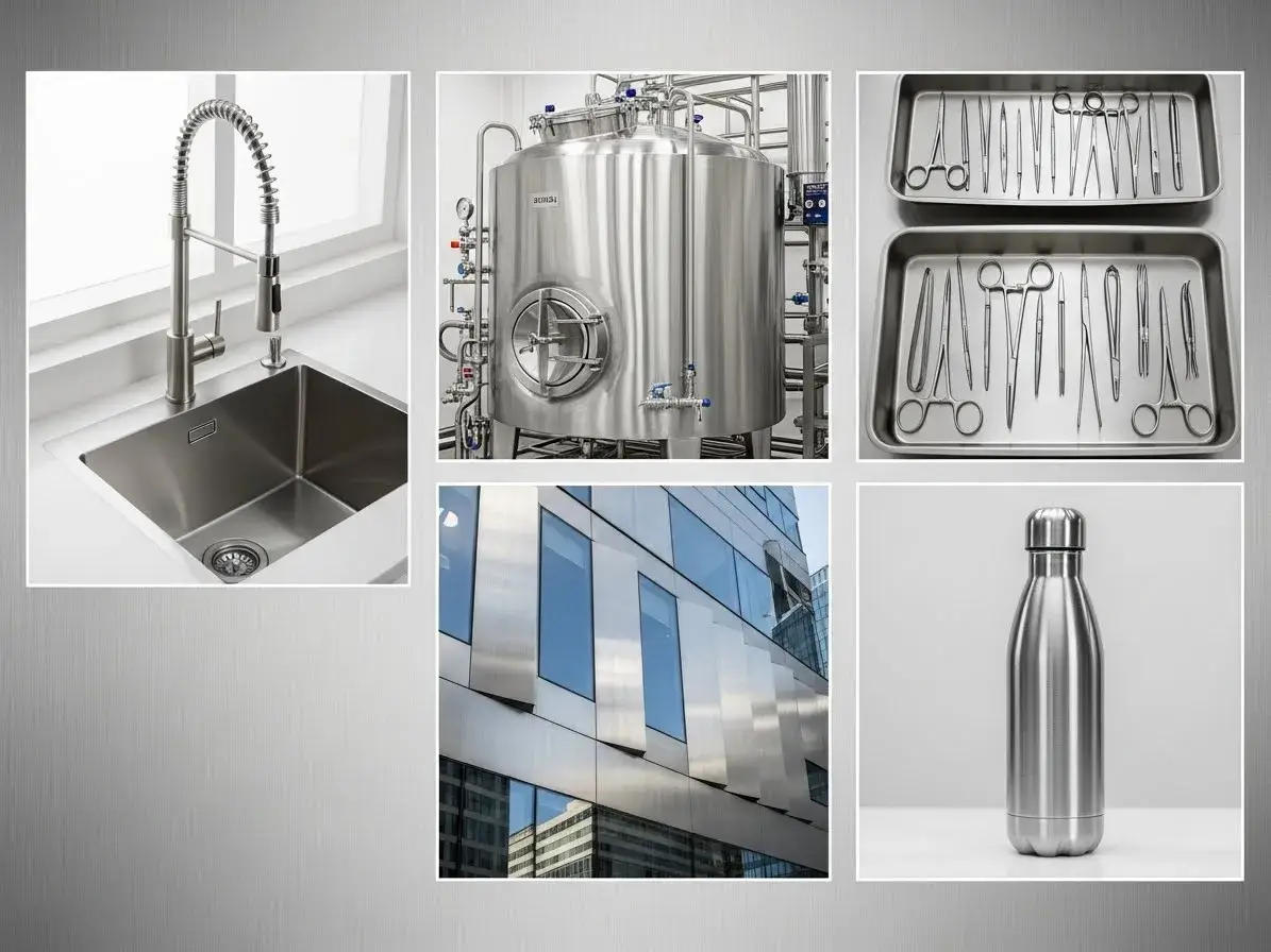 Industries using 304 stainless steel