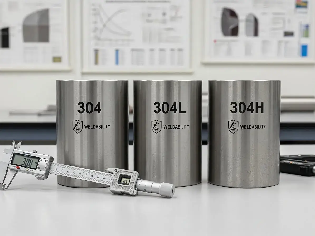 304 vs 304L vs 304H stainless steel comparison