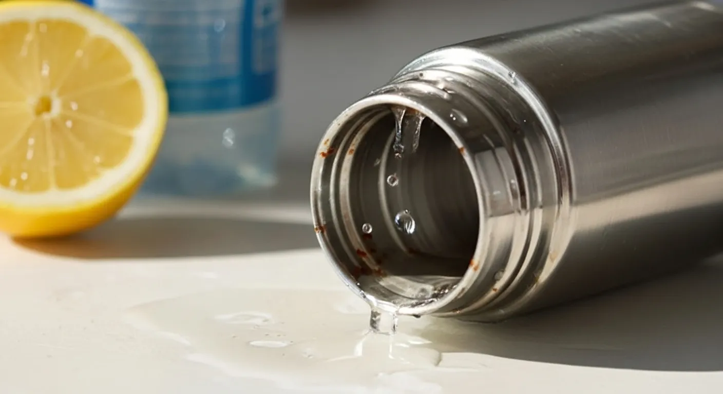 Acidic drinks damage bottle interior