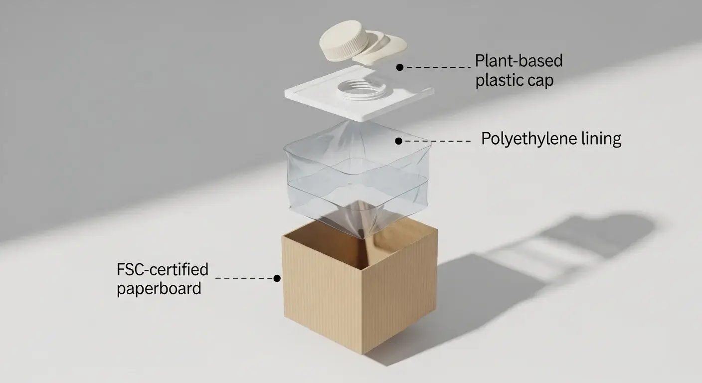 Boxed water carton materials Materials used in boxed water packaging