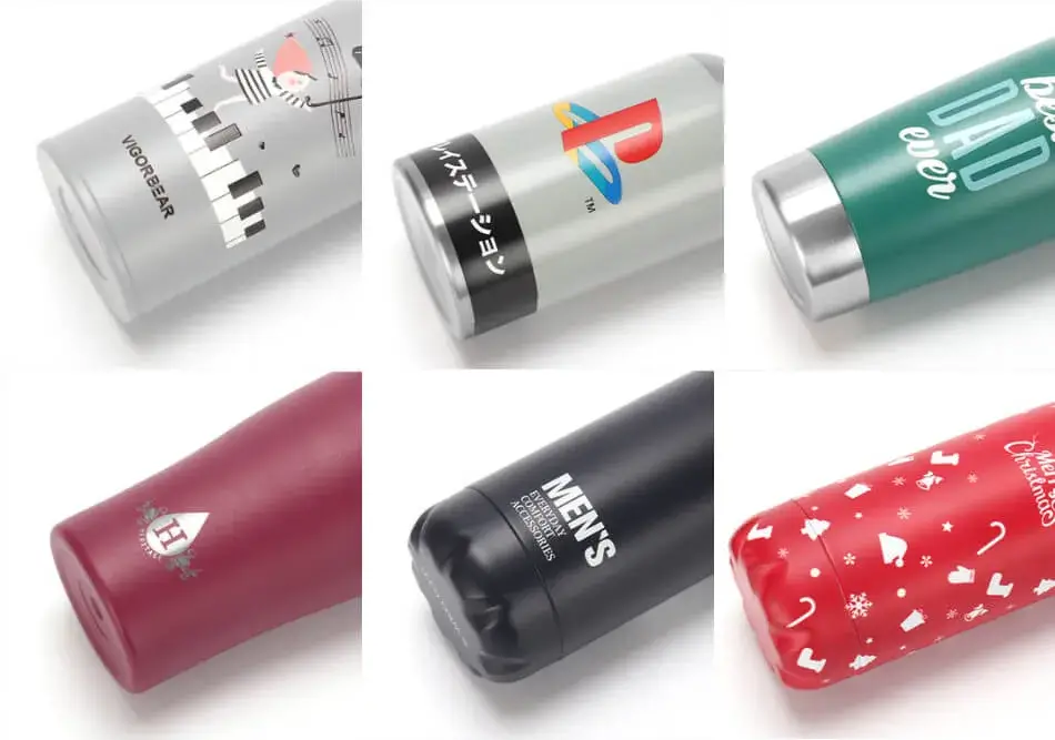 Bottle printing and engraving comparison