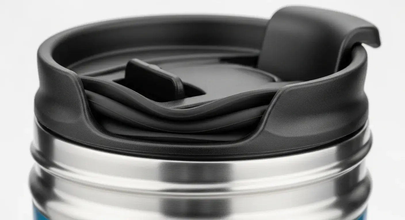 Silicone gasket forms tight leakproof seal