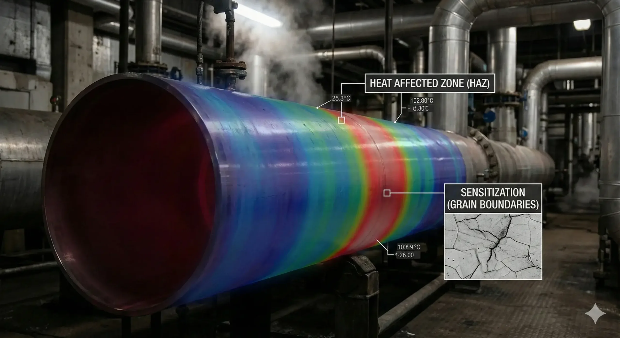 Effect of heat and pressure 304 stainless tube under thermal stress in high-heat application