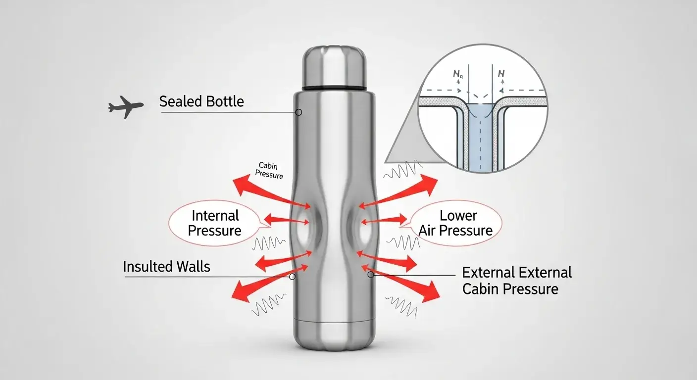 Bottle pressure effects Effects of pressure on full bottle