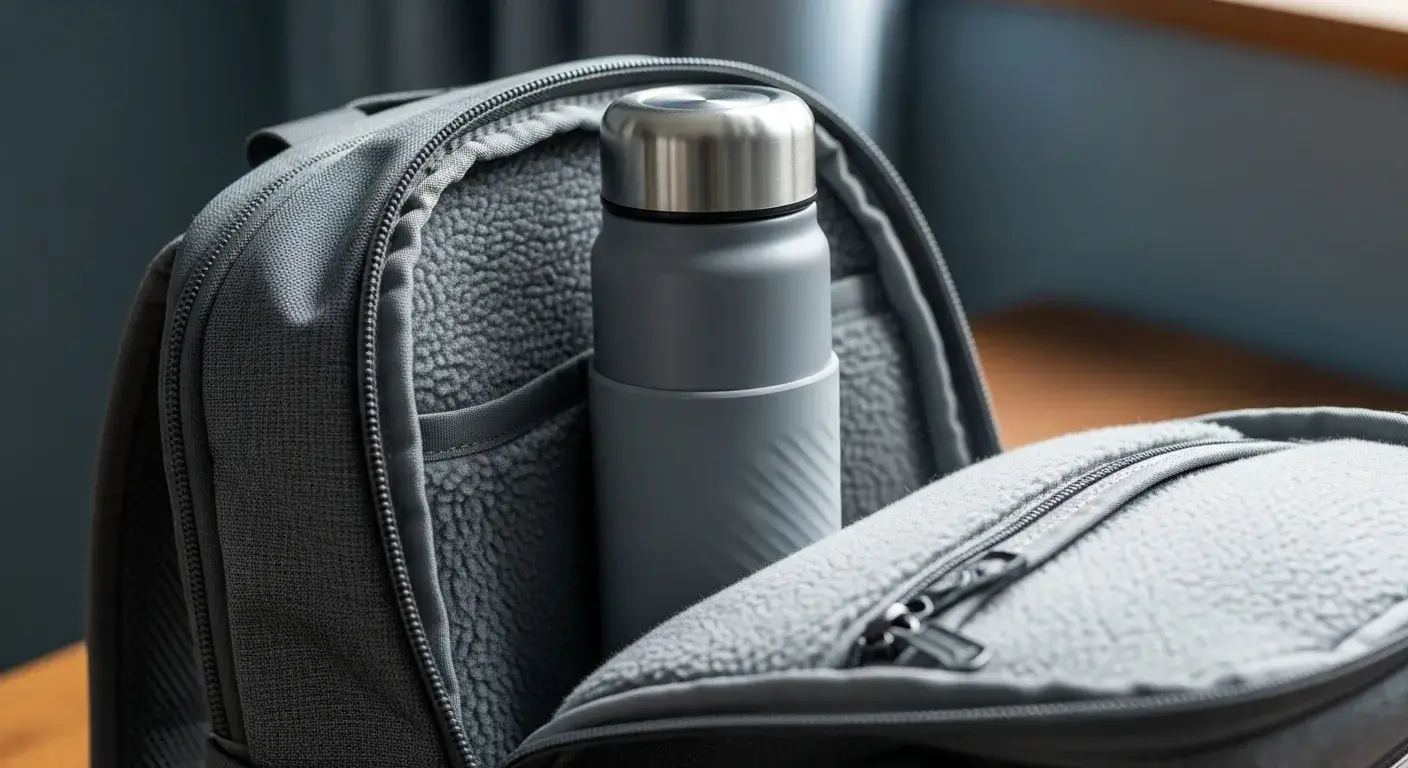 S'well bottle with protective silicone sleeve in bag