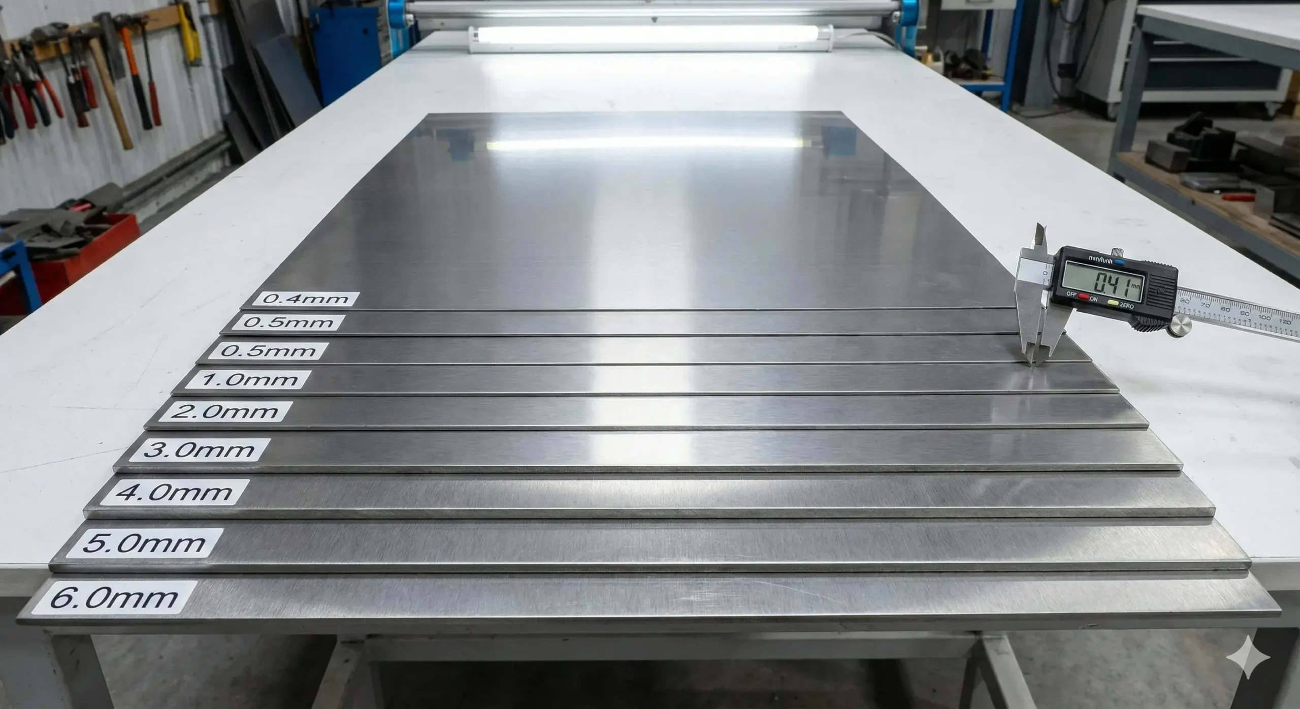 Sheet sizes and thicknesses 304 stainless steel sheets in varying thickness and dimensions