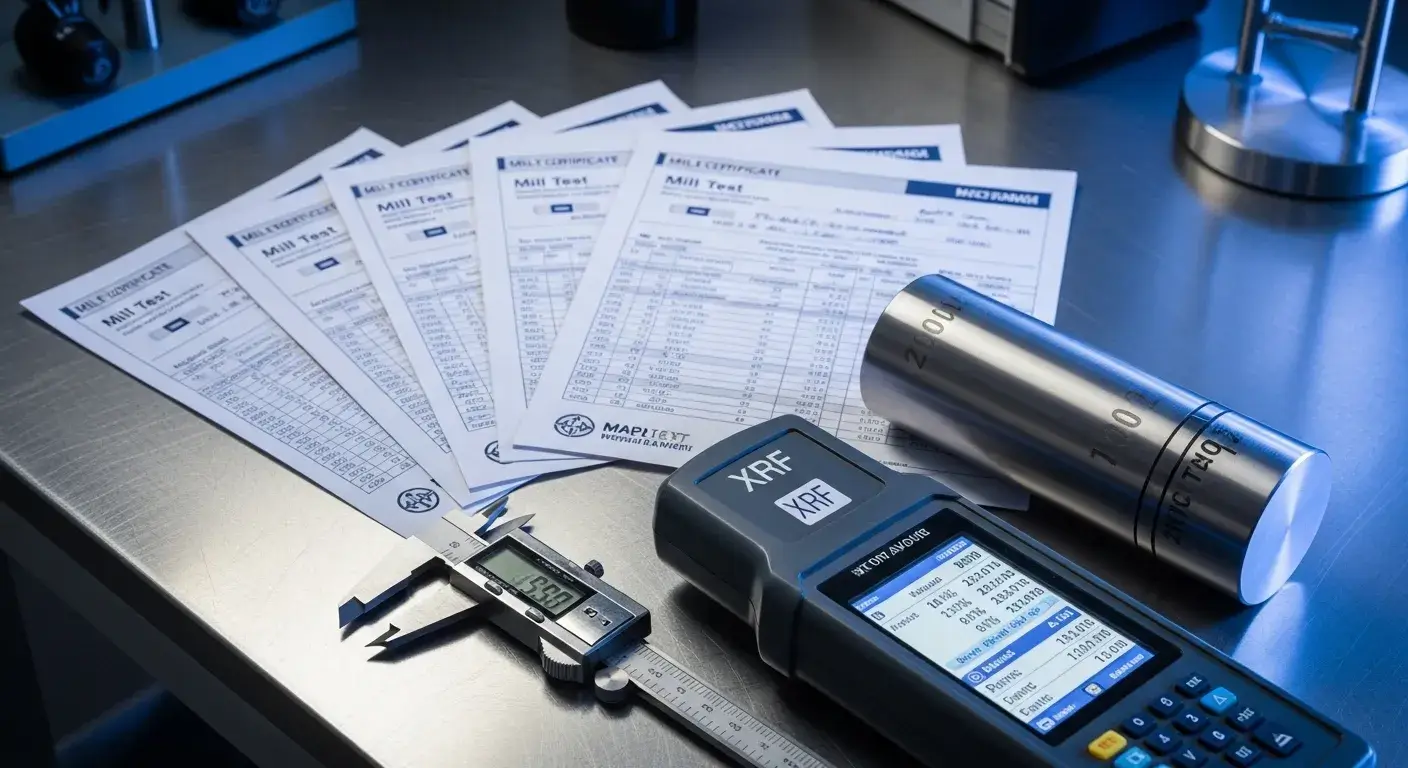 Tools and certificates for verifying 201 stainless steel