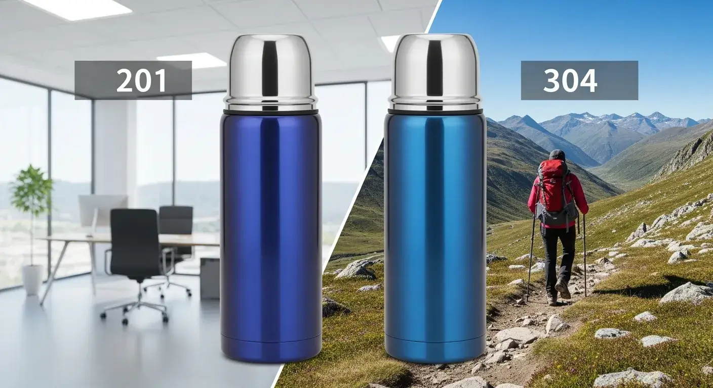 201 vs 304 stainless steel bottle comparison