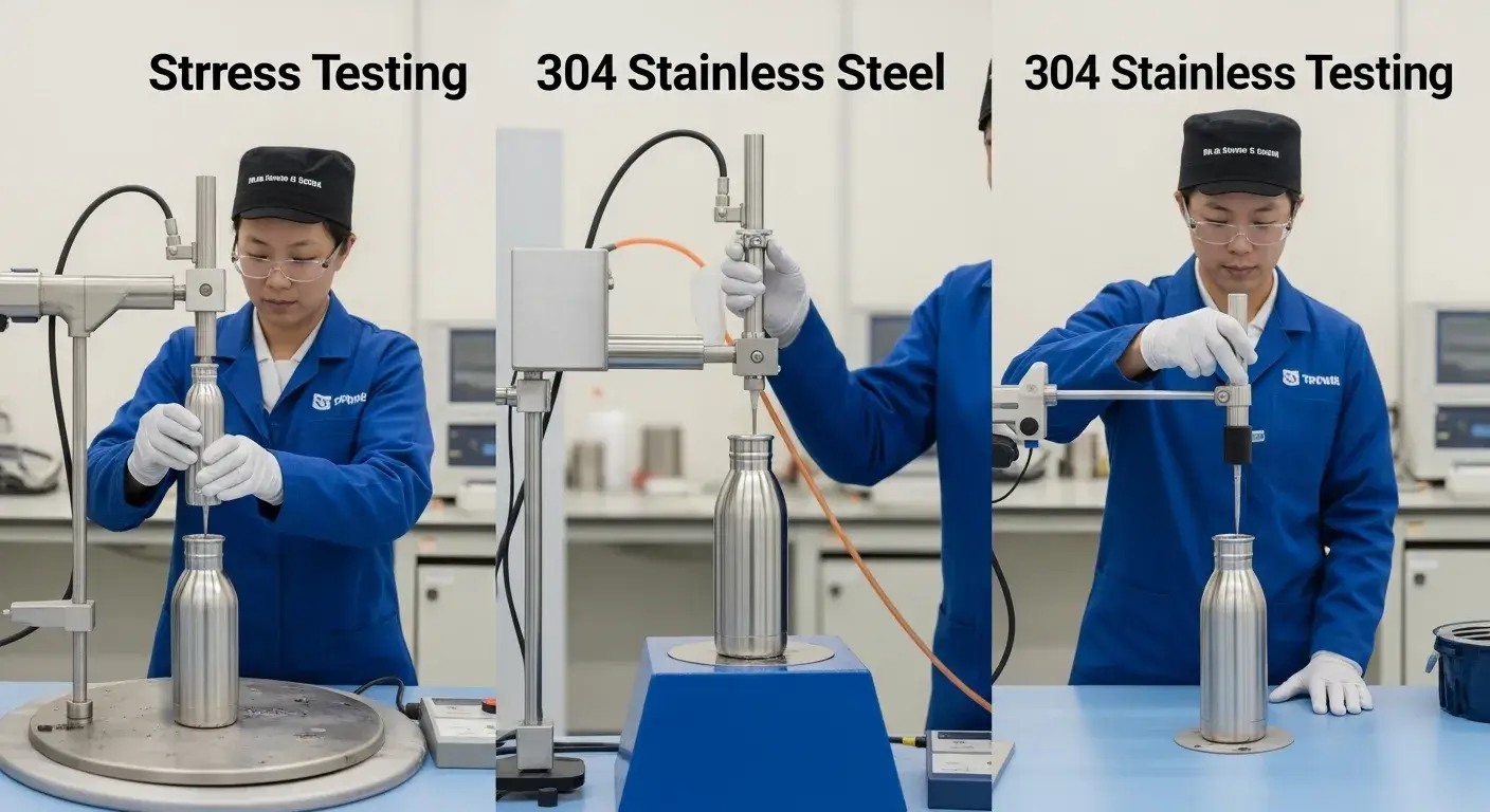 Durability testing of 304 stainless bottles