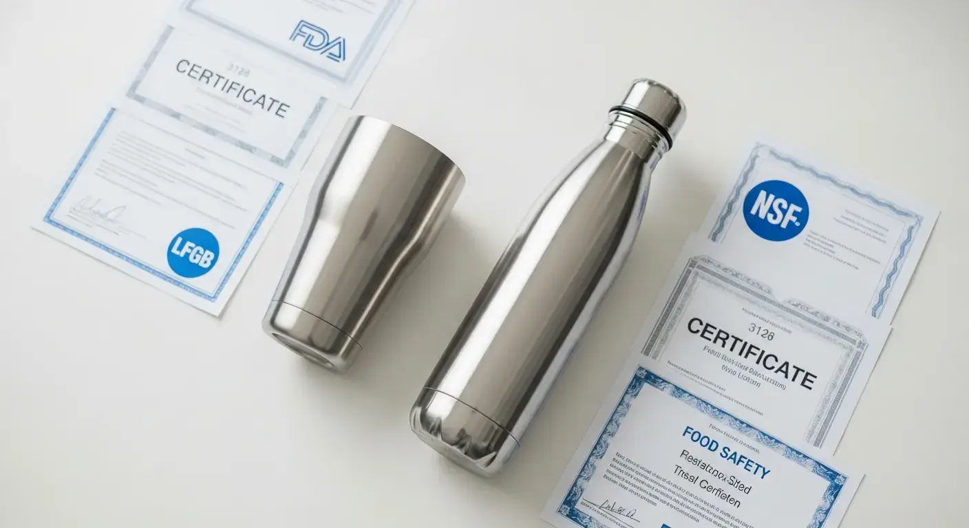 FDA, LFGB logos with 316 drinkware