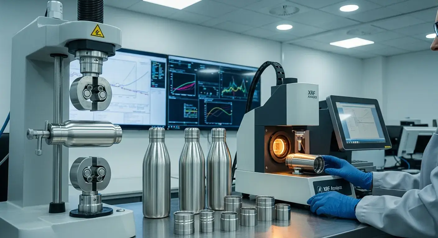 316 stainless steel under lab testing