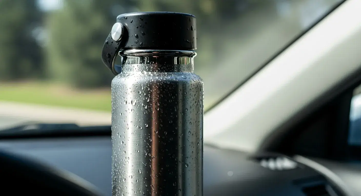 Thermos under pressure from carbonated drink