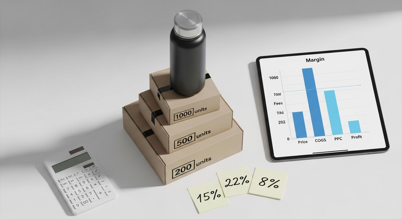 Profit margins and scaling costs visual
