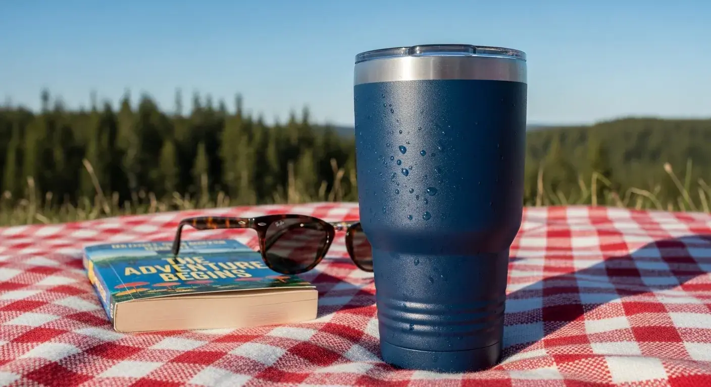 Tumbler for hiking, camping, and beach