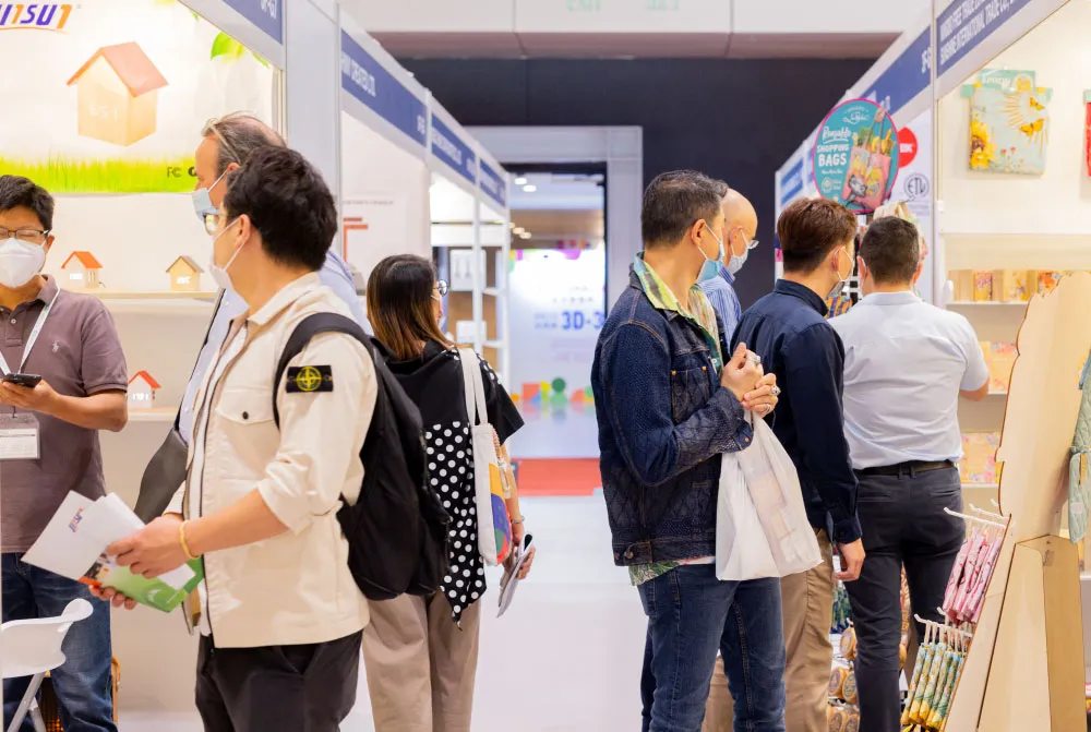 Mega Show booth with focused lifestyle theme