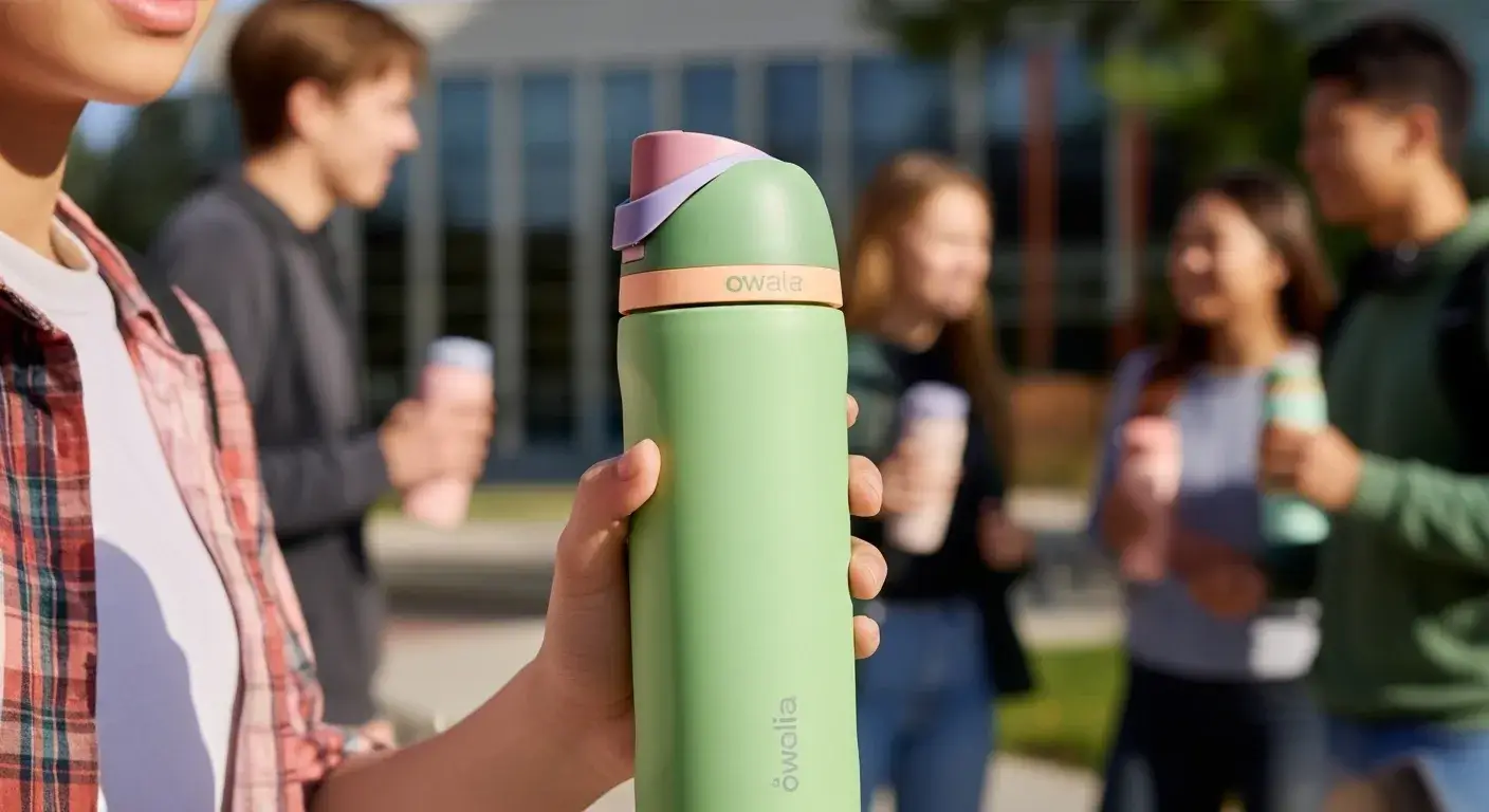 Popular Owala FreeSip bottle in pastel colors