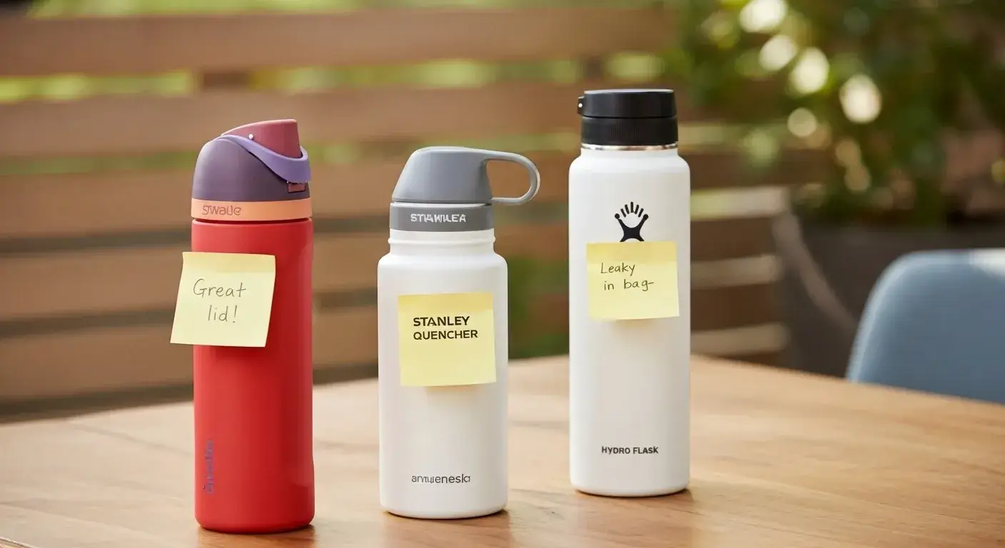 User reviews of Owala vs Stanley and Hydro Flask