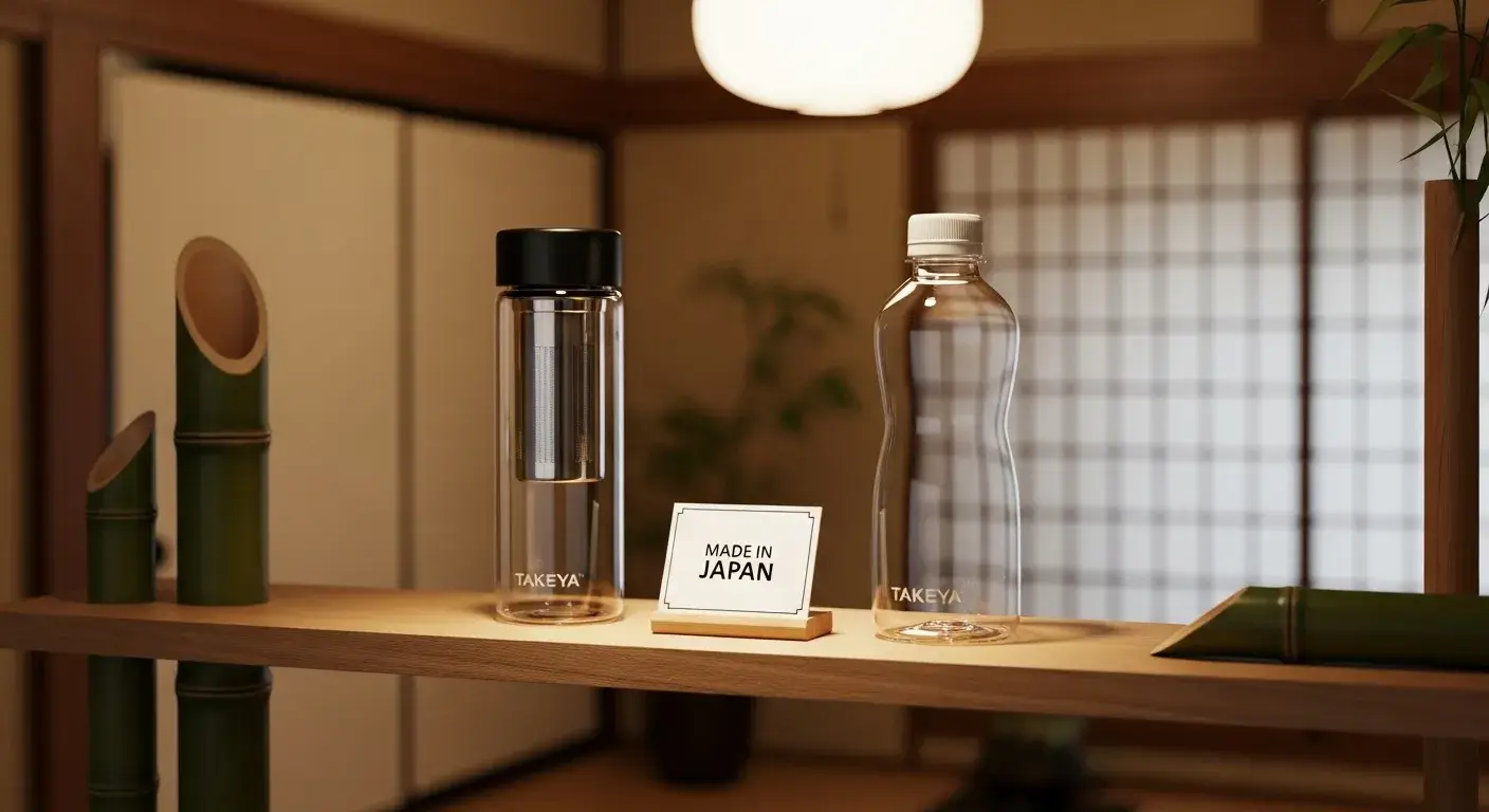 Premium Takeya bottles still made in Japan