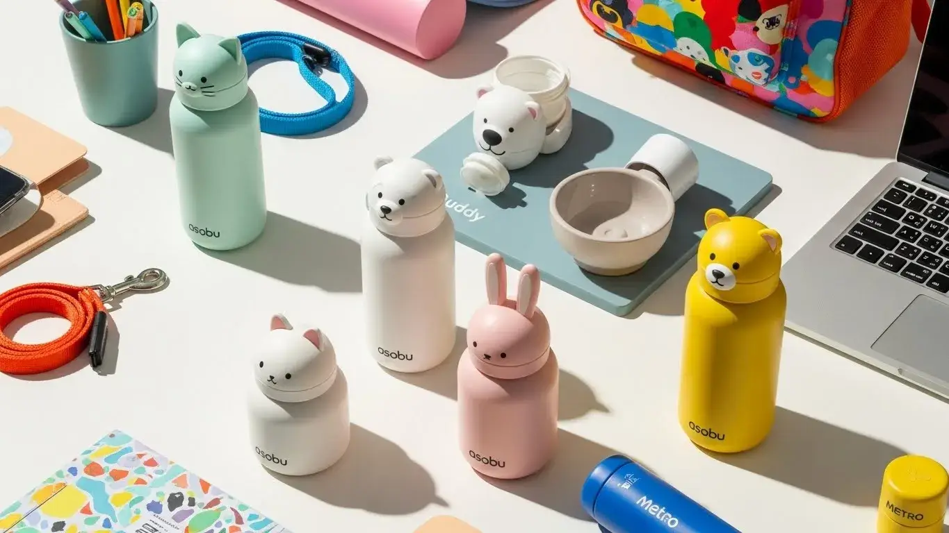 Asobu Bestie, Buddy, and Metro bottles