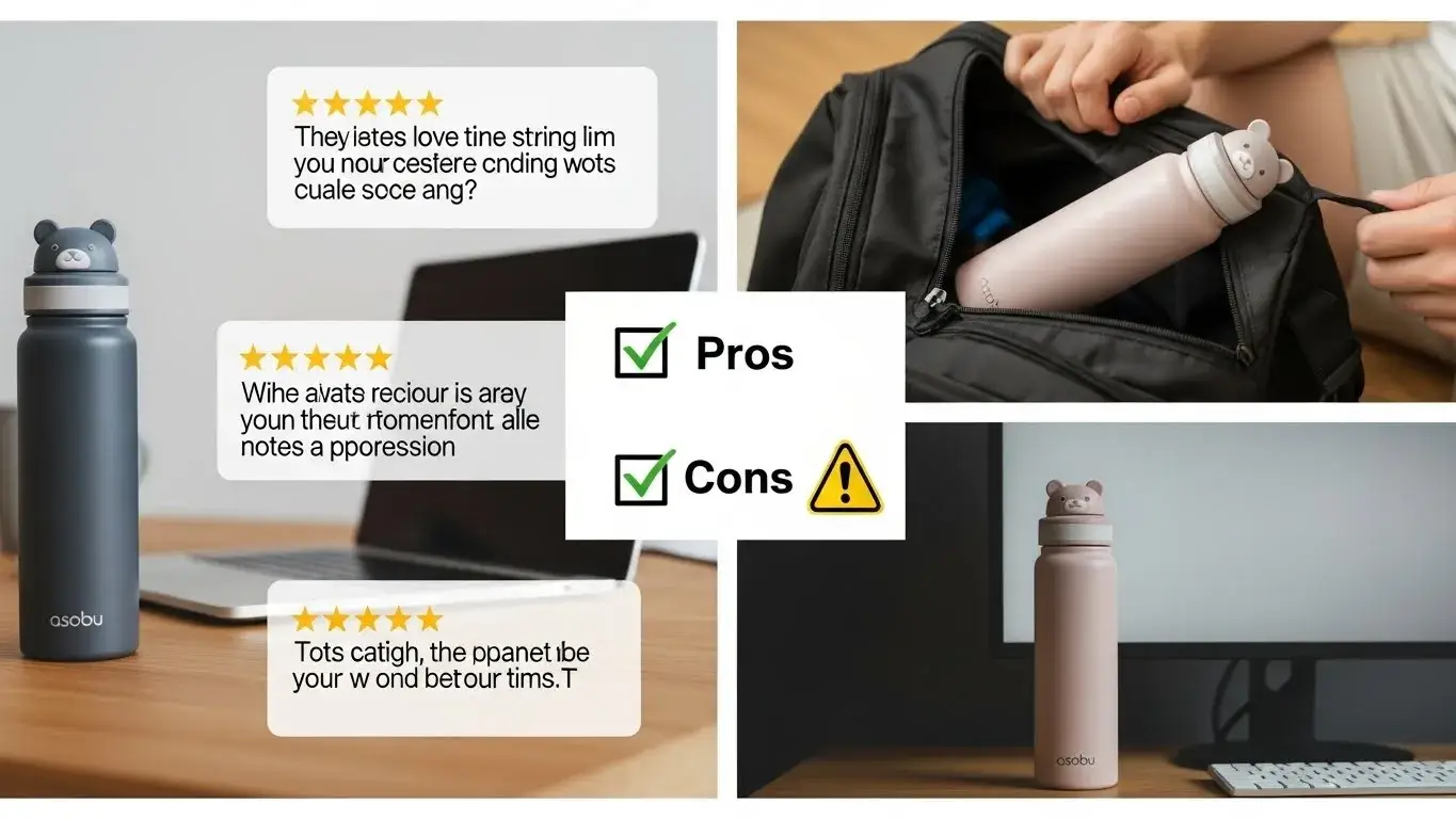 Real user feedback for Asobu bottles