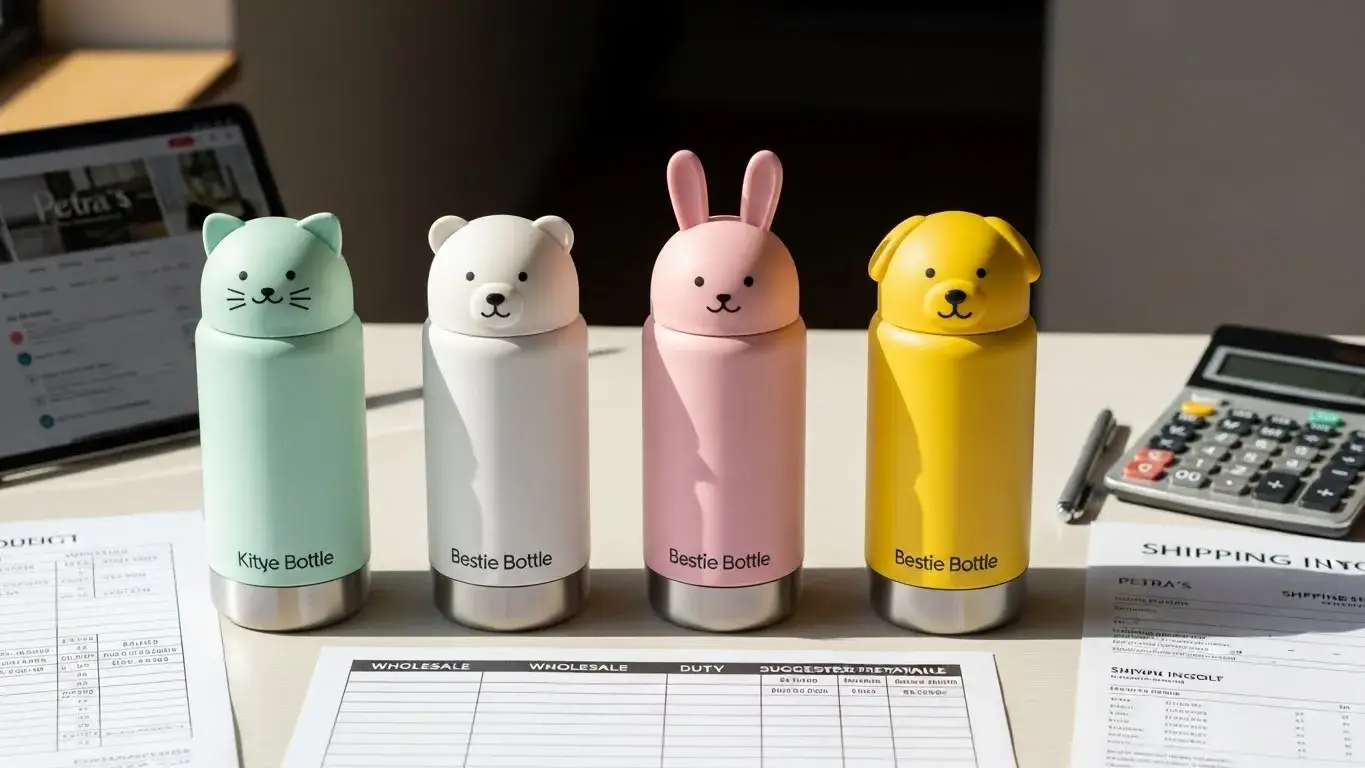 Wholesale pricing sheet with Asobu bottles