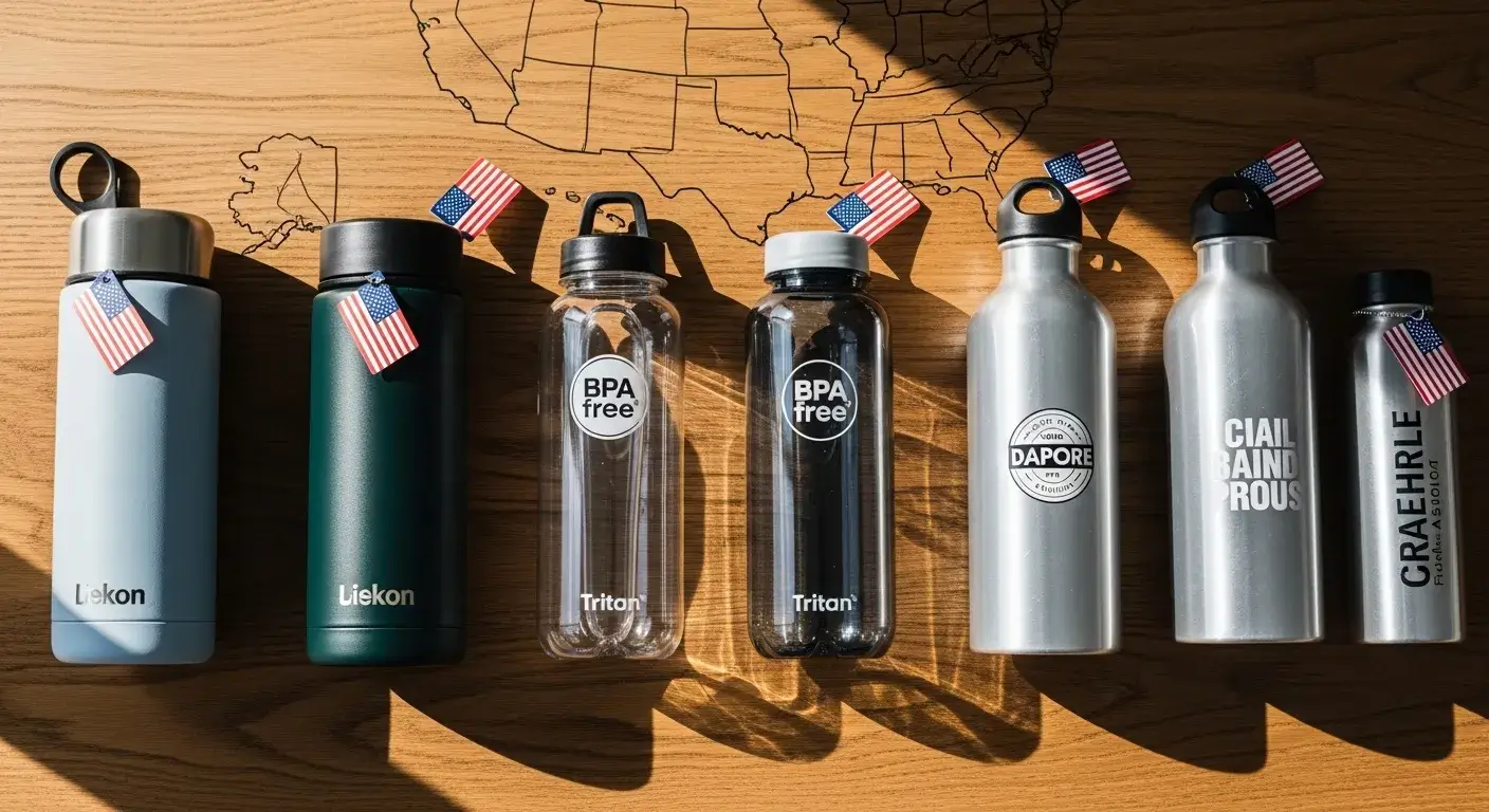 Top USA water bottle manufacturers with product line